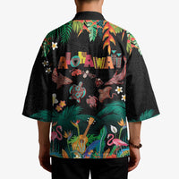 Hawaiian Alohawaii Kimono Tribal Sea Animals Tattoo and Tropical Plants - Polynesian Pride