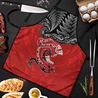 Aotearoa Toitu Te Tiriti Apron Taniwha Tribal Motifs LT03 Multicolor - Polynesian Pride