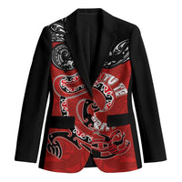 Personalised Aotearoa Toitu Te Tiriti Blazer Taniwha Tribal Motifs LT03 Unisex Multicolor - Polynesian Pride