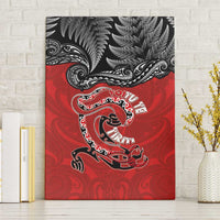 Aotearoa Toitu Te Tiriti Canvas Wall Art Taniwha Tribal Motifs LT03 Without Frame Multicolor - Polynesian Pride