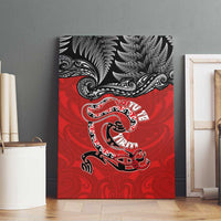 Aotearoa Toitu Te Tiriti Canvas Wall Art Taniwha Tribal Motifs LT03 - Polynesian Pride
