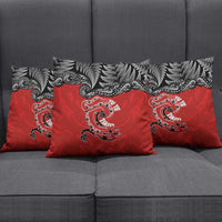 Aotearoa Toitu Te Tiriti Pillow Cover Taniwha Tribal Motifs LT03 - Polynesian Pride