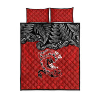 Aotearoa Toitu Te Tiriti Quilt Bed Set Taniwha Tribal Motifs LT03 - Polynesian Pride