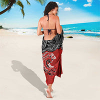 Aotearoa Toitu Te Tiriti Sarong Taniwha Tribal Motifs LT03 - Polynesian Pride