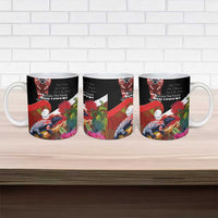 Aotearoa Toitu Te Tiriti Ceramic Mug Waitangi-Honour The Treaty NZ Tuatara and Plants LT03 - Polynesian Pride