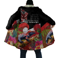 Aotearoa Toitu Te Tiriti Cloak Waitangi-Honour The Treaty NZ Tuatara and Plants LT03 - Polynesian Pride