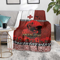 Tonga ANZAC Day Blanket Gallipoli Lest We Forget Ngatu Art Tribal LT03 - Polynesian Pride