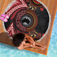 Tonga and Australia Together Beach Blanket Ngatu Art Tribal Aboriginal Tattoo Pattern LT03 - Polynesian Pride