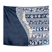 Hawaii Plumeria Tribal Vintage Tapestry Special Blue LT03 - Polynesian Pride