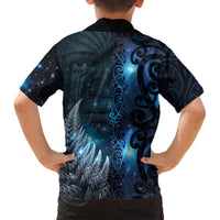 New Zealand Matariki Hawaiian Shirt The Tribal Maori Face and Silver Fern