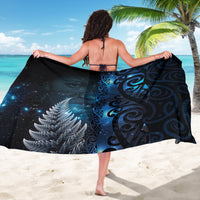 New Zealand Matariki Sarong The Tribal Maori Face and Silver Fern