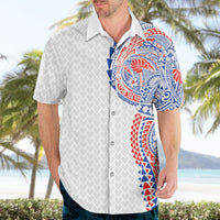 Hawaiian Traditional Tattoos Hawaiian Shirt Kakau Tribal Tropical Plant Motif Hawaii Flag Color Inspired