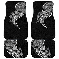 Hawaiian Kakau Tribal Sea Animals Tattoos Car Mats Black Color LT03 - Polynesian Pride