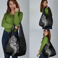 Hawaiian Kakau Tribal Sea Animals Tattoos Grocery Bag Black Color LT03 - Polynesian Pride