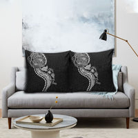 Hawaiian Kakau Tribal Sea Animals Tattoos Pillow Cover Black Color LT03 - Polynesian Pride