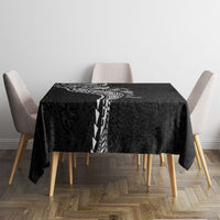 Hawaiian Kakau Tribal Sea Animals Tattoos Tablecloth Black Color LT03 - Polynesian Pride