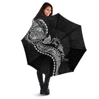 Hawaiian Kakau Tribal Sea Animals Tattoos Umbrella Black Color LT03 - Polynesian Pride