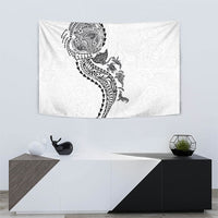 Hawaiian Kakau Tribal Sea Animals Tattoos Tapestry White Color LT03 - Polynesian Pride