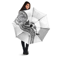 Hawaiian Kakau Tribal Sea Animals Tattoos Umbrella White Color LT03 - Polynesian Pride