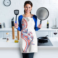 Hawaiian Kakau Tribal Sea Animals Tattoos Apron Hawaii Flag Color Inspired LT03 - Polynesian Pride
