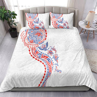Hawaiian Kakau Tribal Sea Animals Tattoos Bedding Set Hawaii Flag Color Inspired LT03 - Polynesian Pride