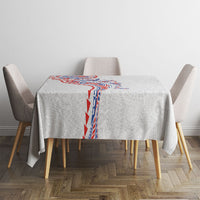 Hawaiian Kakau Tribal Sea Animals Tattoos Tablecloth Hawaii Flag Color Inspired