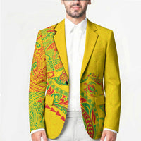 Hawaiian Kakau Tribal Sea Animals Tattoos Blazer Kanaka Maoli Flag Color Inspired