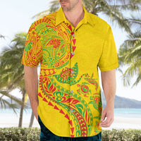 Hawaiian Kakau Tribal Sea Animals Tattoos Hawaiian Shirt Kanaka Maoli Flag Color Inspired