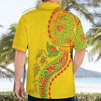 Hawaiian Kakau Tribal Sea Animals Tattoos Hawaiian Shirt Kanaka Maoli Flag Color Inspired