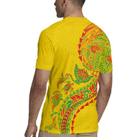 Hawaiian Kakau Tribal Sea Animals Tattoos Rugby Jersey Kanaka Maoli Flag Color Inspired