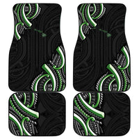 Traditional Art Hawaiian Kakau Tattoos Car Mats Green Color - Polynesian Pride