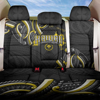 Traditional Art Hawaiian Kakau Tattoos Back Car Seat Cover Yellow Color - Polynesian Pride