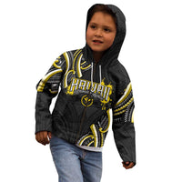 Traditional Art Hawaiian Kakau Tattoos Kid Hoodie Yellow Color LT03 - Polynesian Pride