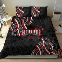 Traditional Art Hawaiian Kakau Tattoos Bedding Set Red Color - Polynesian Pride