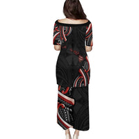 Traditional Art Hawaiian Kakau Tattoos Puletasi Red Color - Polynesian Pride