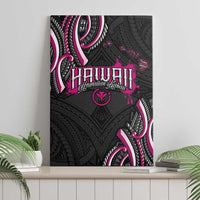 Traditional Art Hawaiian Kakau Tattoos Canvas Wall Art Pink Color LT03 - Polynesian Pride
