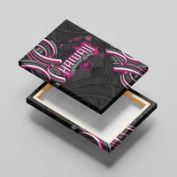 Traditional Art Hawaiian Kakau Tattoos Canvas Wall Art Pink Color LT03 - Polynesian Pride