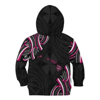 Traditional Art Hawaiian Kakau Tattoos Kid Hoodie Pink Color LT03 - Polynesian Pride