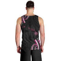 Traditional Art Hawaiian Kakau Tattoos Men Tank Top Pink Color LT03 - Polynesian Pride