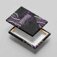 Traditional Art Hawaiian Kakau Tattoos Canvas Wall Art Purple Color LT03 - Polynesian Pride