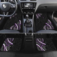 Traditional Art Hawaiian Kakau Tattoos Car Mats Purple Color - Polynesian Pride