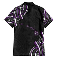 Traditional Art Hawaiian Kakau Tattoos Hawaiian Shirt Purple Color - Polynesian Pride