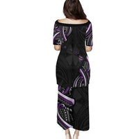 Traditional Art Hawaiian Kakau Tattoos Puletasi Purple Color - Polynesian Pride