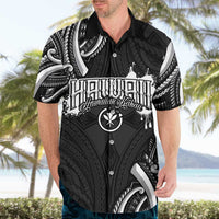 Traditional Art Hawaiian Kakau Tattoos Hawaiian Shirt White LT03 - Polynesian Pride