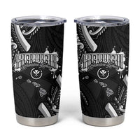 Traditional Art Hawaiian Kakau Tattoos Tumbler Cup White - Polynesian Pride