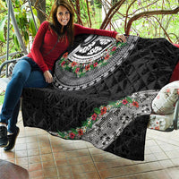 Fiji Hibiscus Quilt Tapa Masi Motifs with Tropical Plants LT03 - Polynesian Pride
