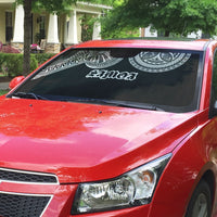 Samoa Traditional Tattoo Auto Sun Shade Tribal Tatau Pattern LT03 - Polynesian Pride