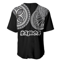 Samoa Traditional Tattoo Baseball Jersey Tribal Tatau Pattern LT03 - Polynesian Pride