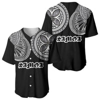Samoa Traditional Tattoo Baseball Jersey Tribal Tatau Pattern LT03 - Polynesian Pride