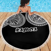 Samoa Traditional Tattoo Beach Blanket Tribal Tatau Pattern LT03 - Polynesian Pride